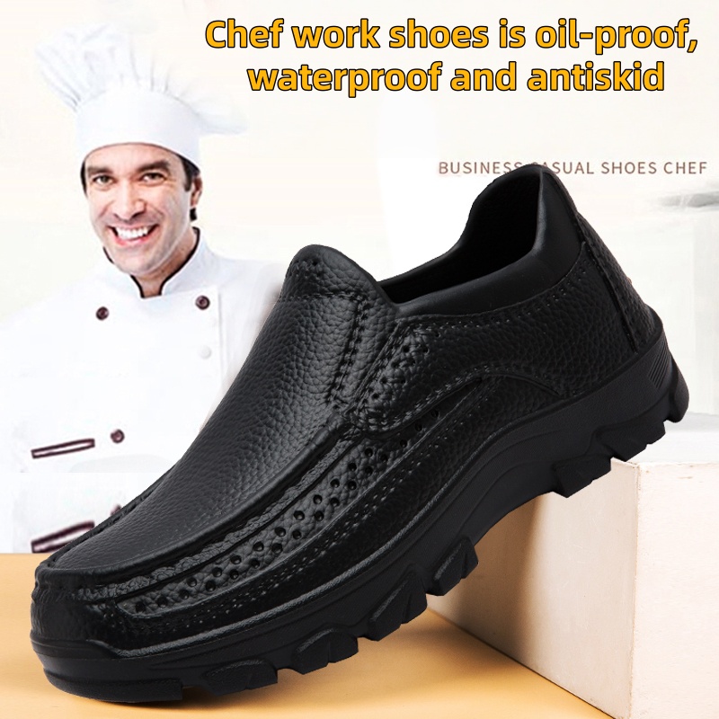 Kitchen Gadgets For Men - Erkek şef ayakkabıları su geçirmez ve