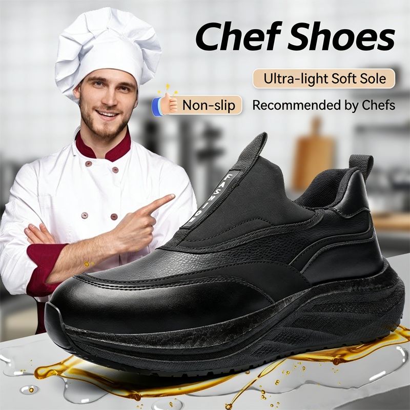Kitchen Gadgets For Men - Platform erkek deri ayakkabı su geçirmez