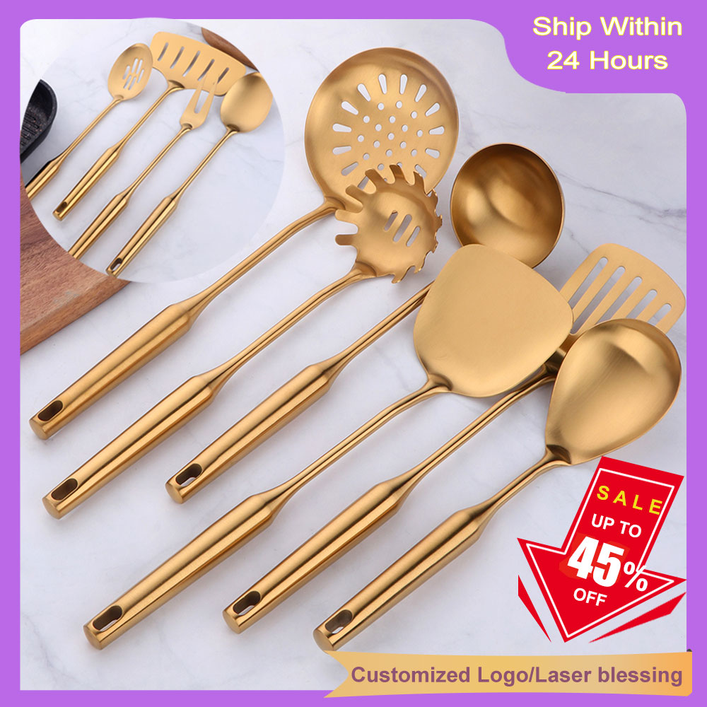 Kitchen Gadgets Gold - Altın paslanmaz çelik tencere pişirme araçları