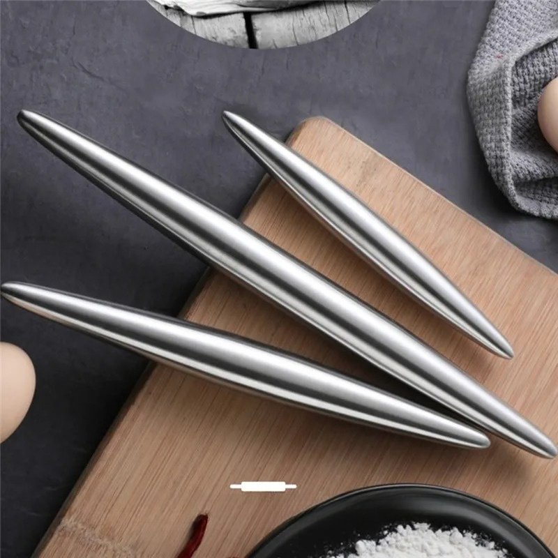 Kitchen Gadgets Dumpling Maker - 1 adet paslanmaz çelik oklava mutfak