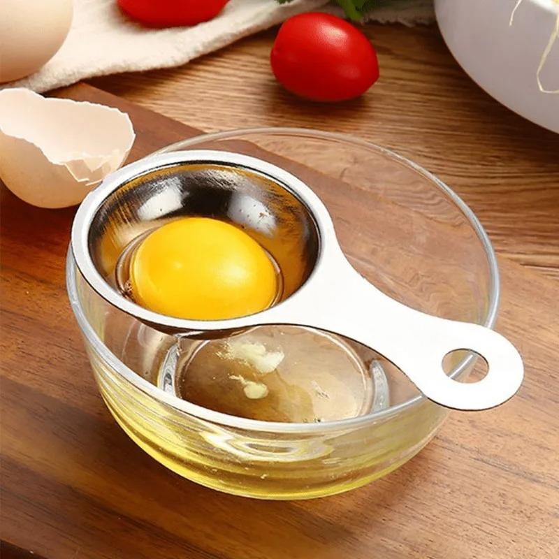 Egg Separator Tool - 1 adet Paslanmaz Çelik Yumurta Ayırıcı,