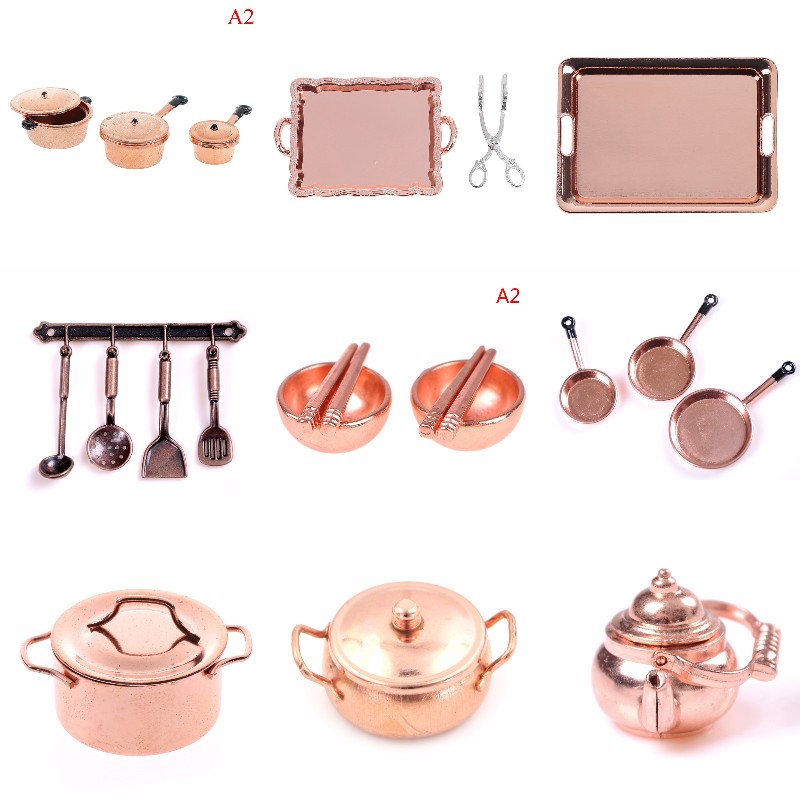 1:12 Ölçekli Dollhouse Minyatü - Kitchen Gadgets Gold incelemesi ve fiyatı