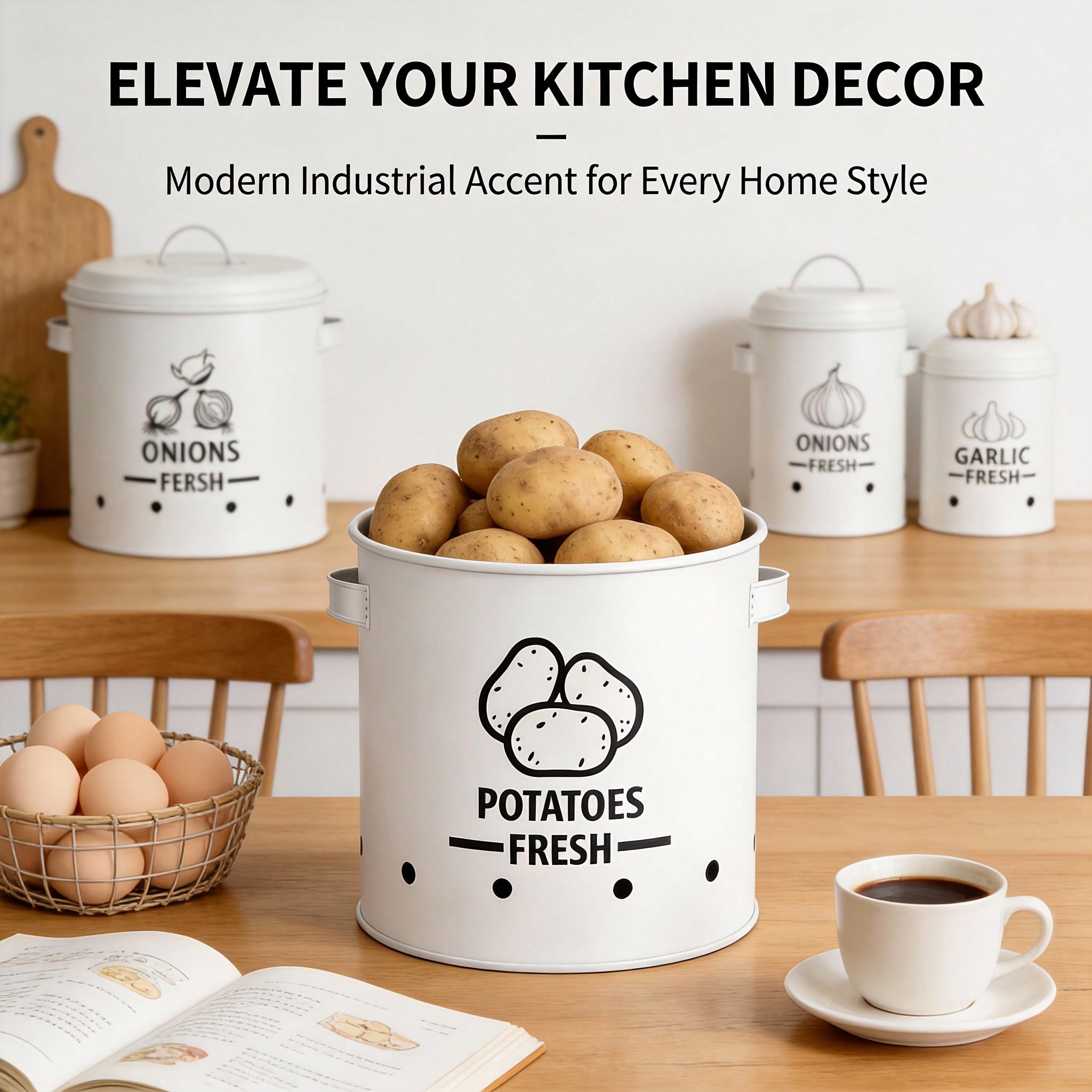 Patates Soğan Sarımsak Saklama - Kitchen Gadgets Organizer incelemesi ve fiyatı