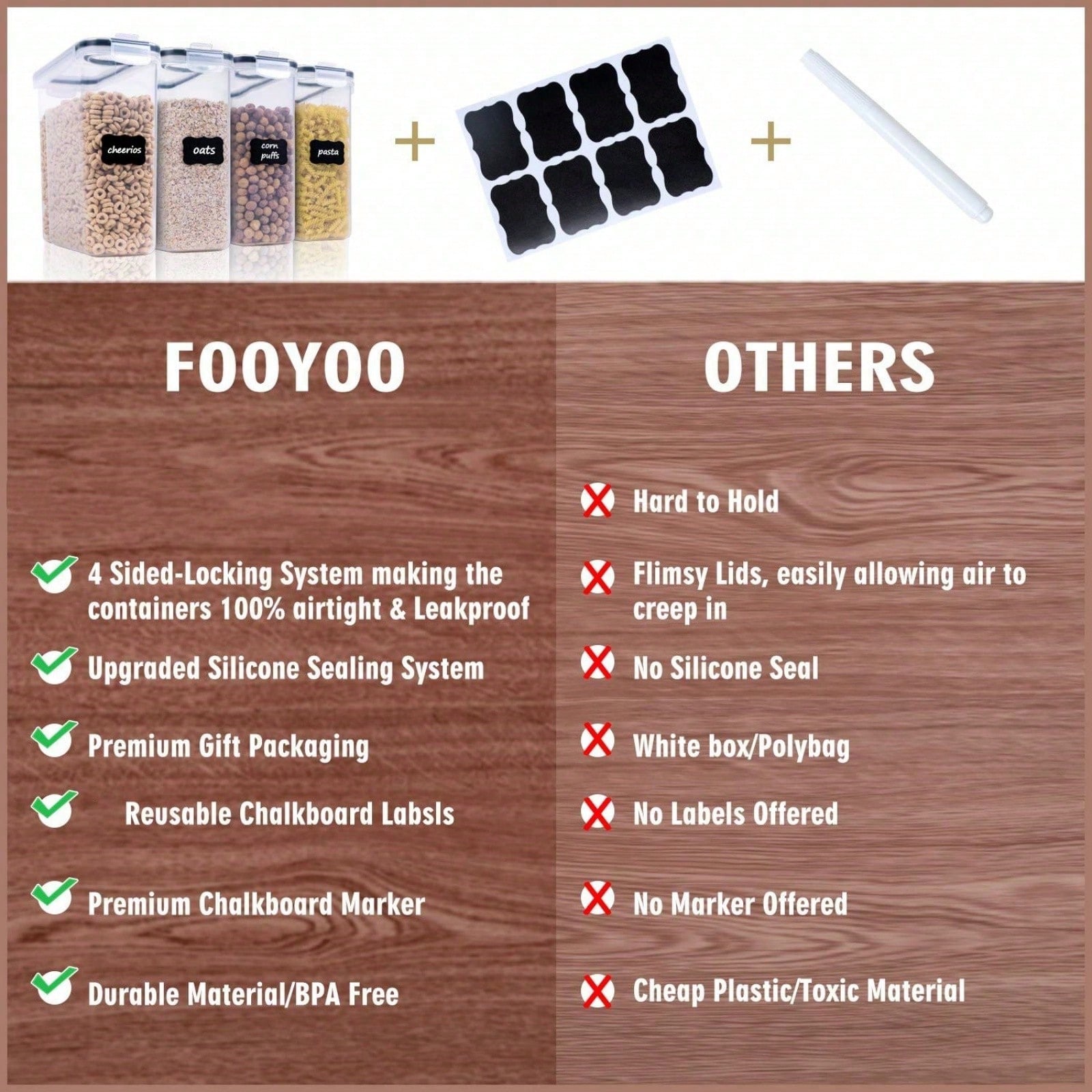 4'lü Paket, Hava Geçirmez Tahı - Kitchen Gadgets Organizer incelemesi ve fiyatı