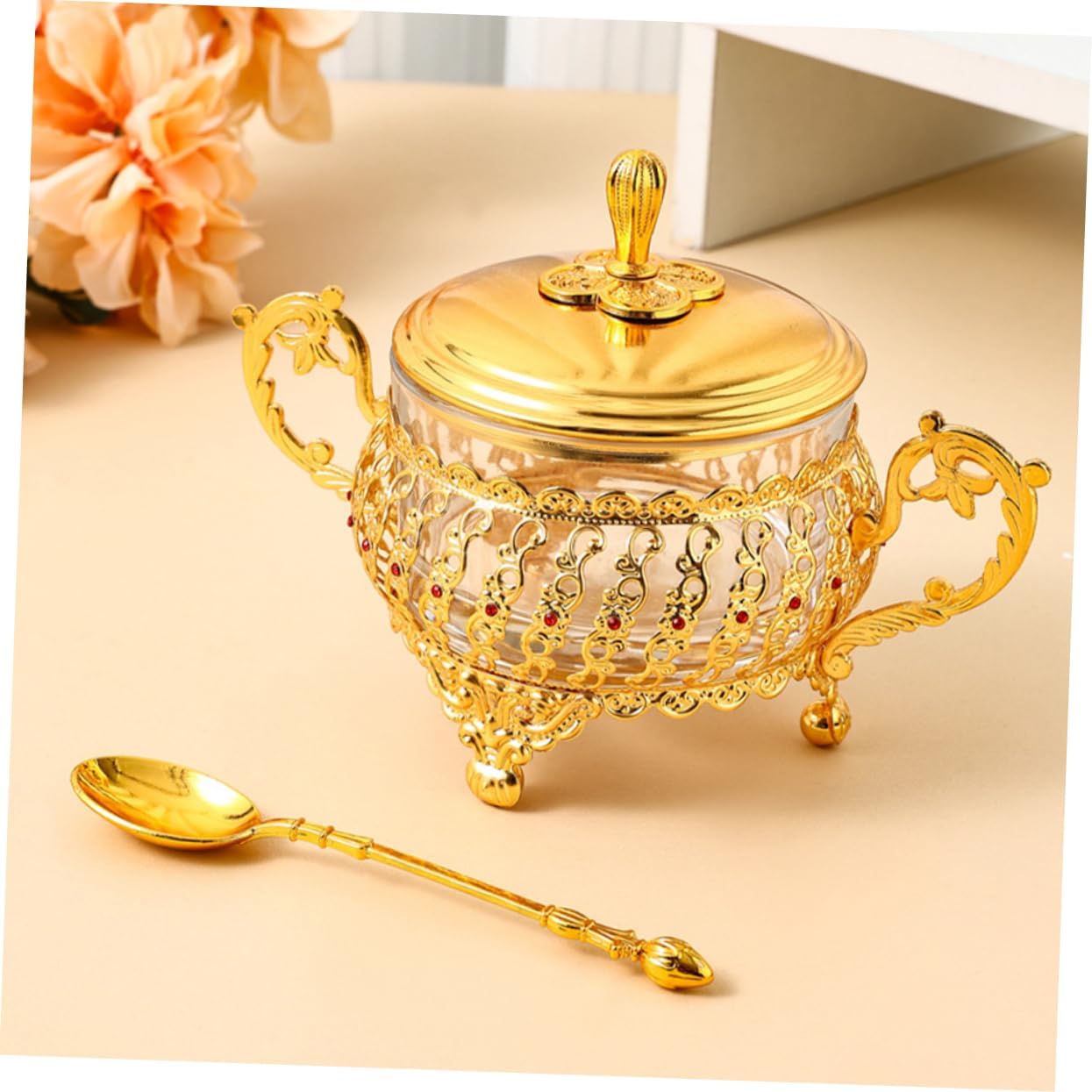 Kapaklı ve Kaşıklı şekerlik Al - Kitchen Gadgets Gold incelemesi ve fiyatı